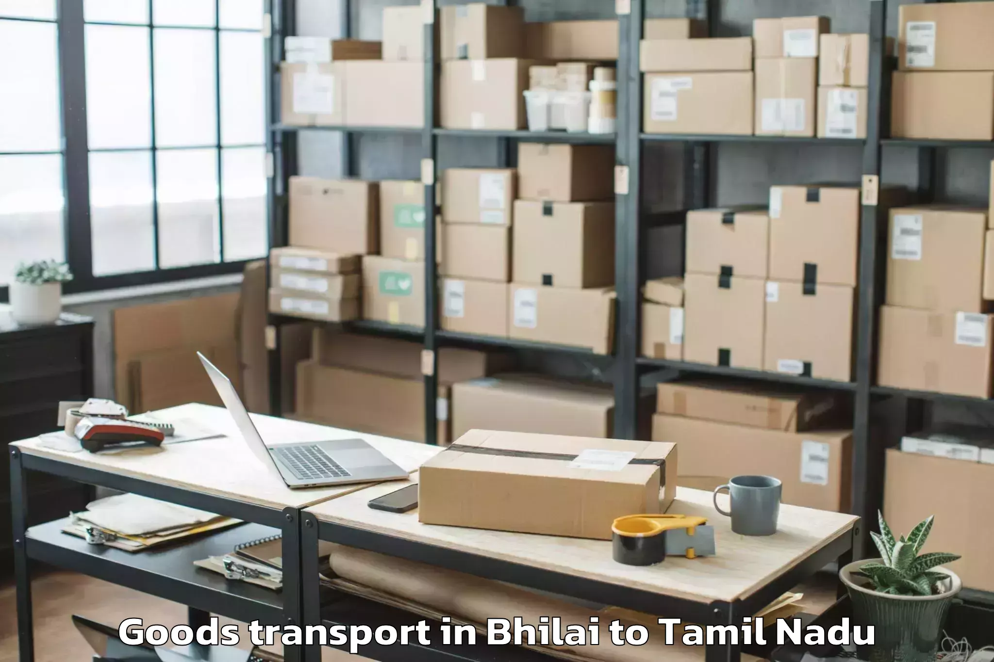 Get Bhilai to Chennai Marina Mall Goods Transport